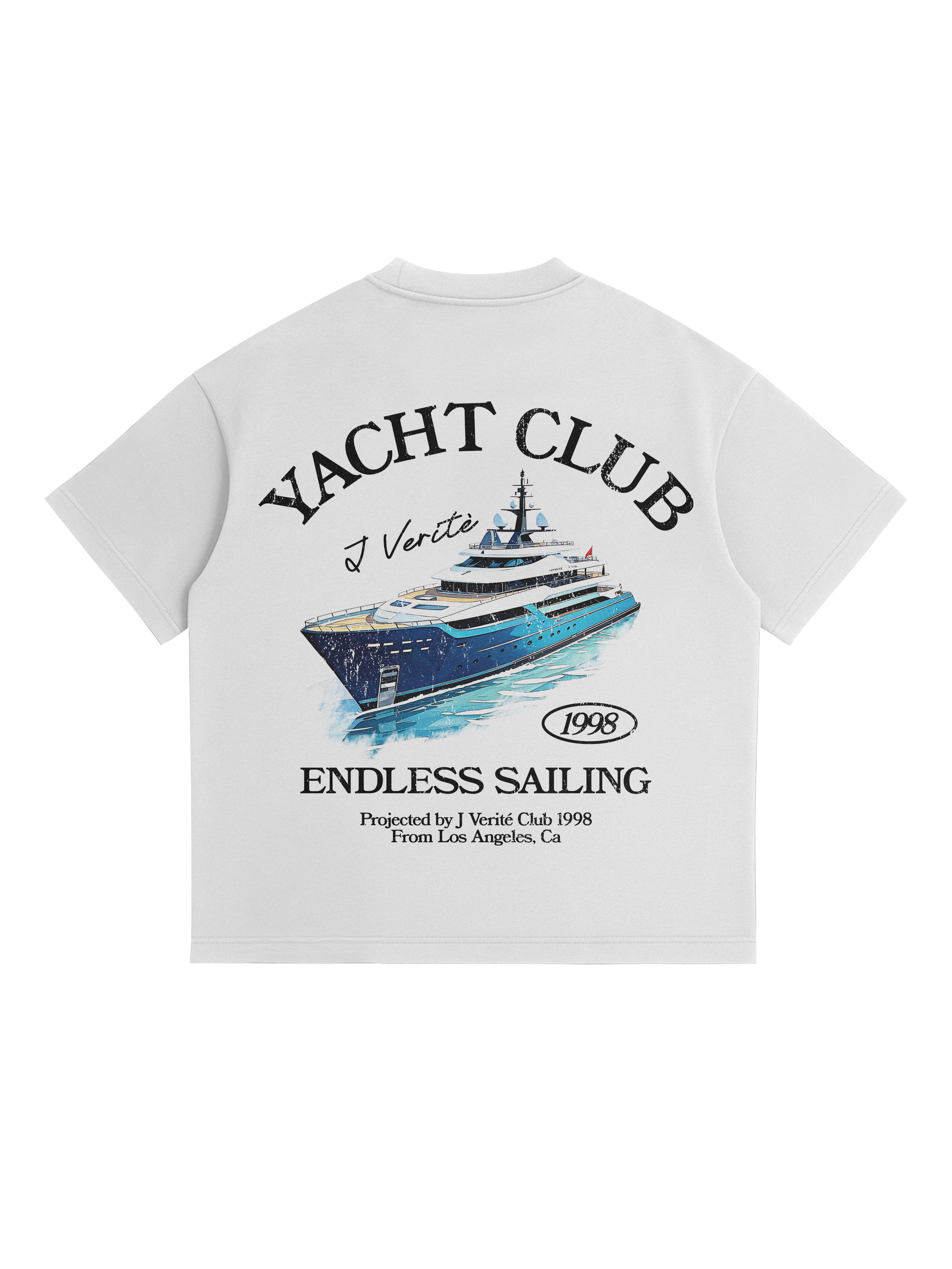 J Verite Yacht Club 2 Tee - White