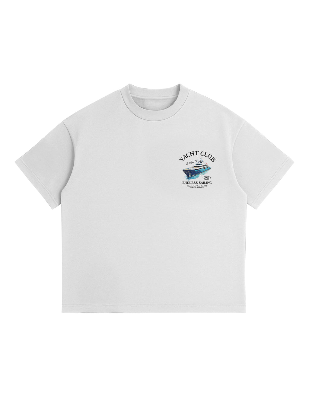 J Verite Yacht Club 2 Tee - White